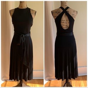Ralph Lauren black belted dress size M